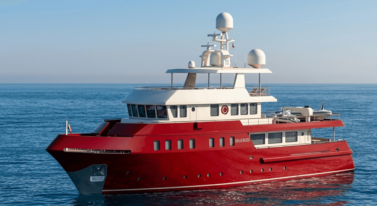 Nave da ricerca rossa