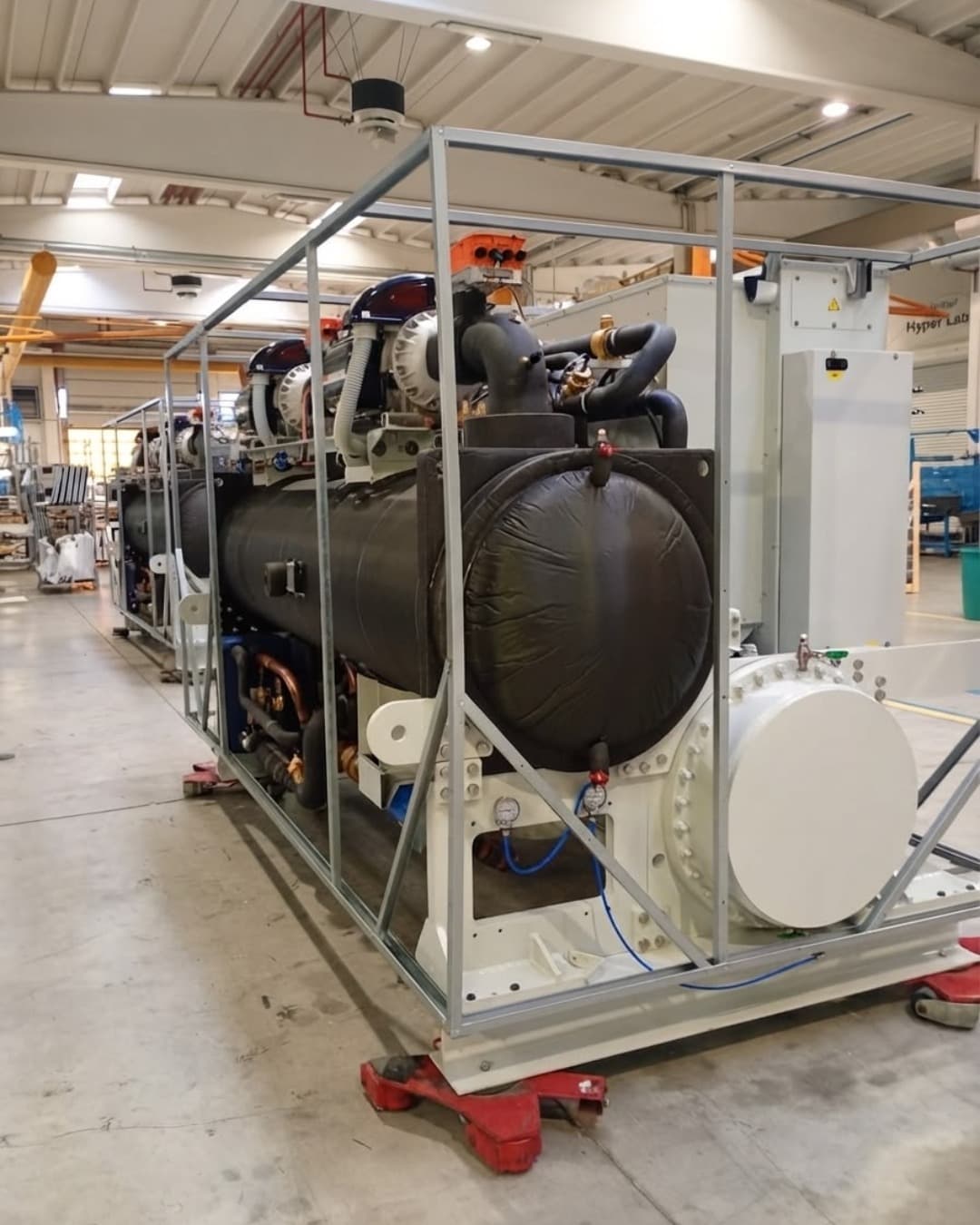 Chiller navale assemblato in officina